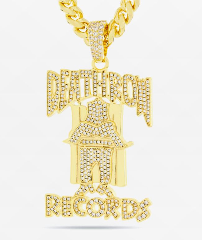 King Ice x Death Row Records OG Death Row 20" Gold Necklace